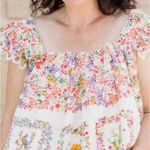 FARM Rio Multicolor Floral Blouse